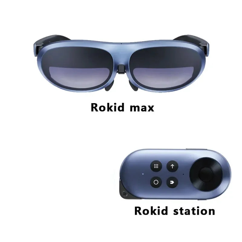 Rokid Max AR Smart Glasses Micro OLED 3D 215”Max Giant Screen Theater Viewing For Phones/Switch/PS5/Xbox/PC