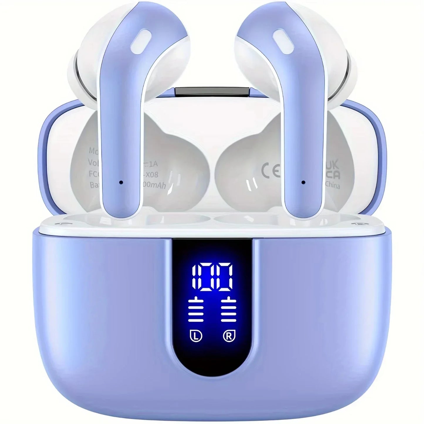 TWS LED Display Wireless Earbuds 50H Playback Mic Sport In Ear Buds Bluetooth Earphone For Smart Phone Laptop Computer