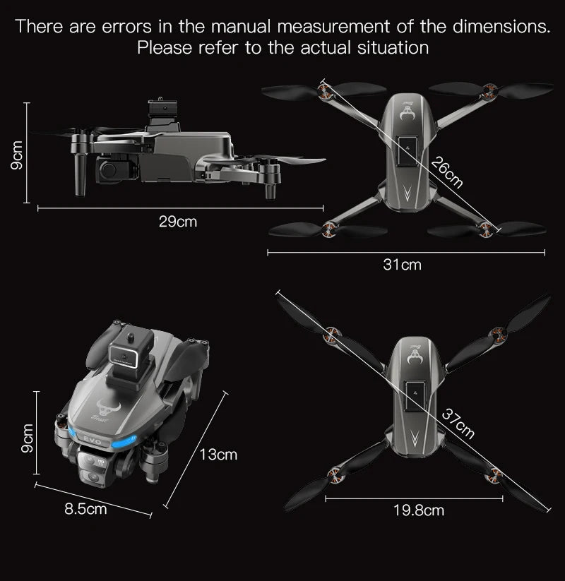 New SG901 Drone Professional 8k Camera Four-Axis Aerial Photography with Large Screen Remote Control 5G WIFI GPS FPV Dron RC 5KM