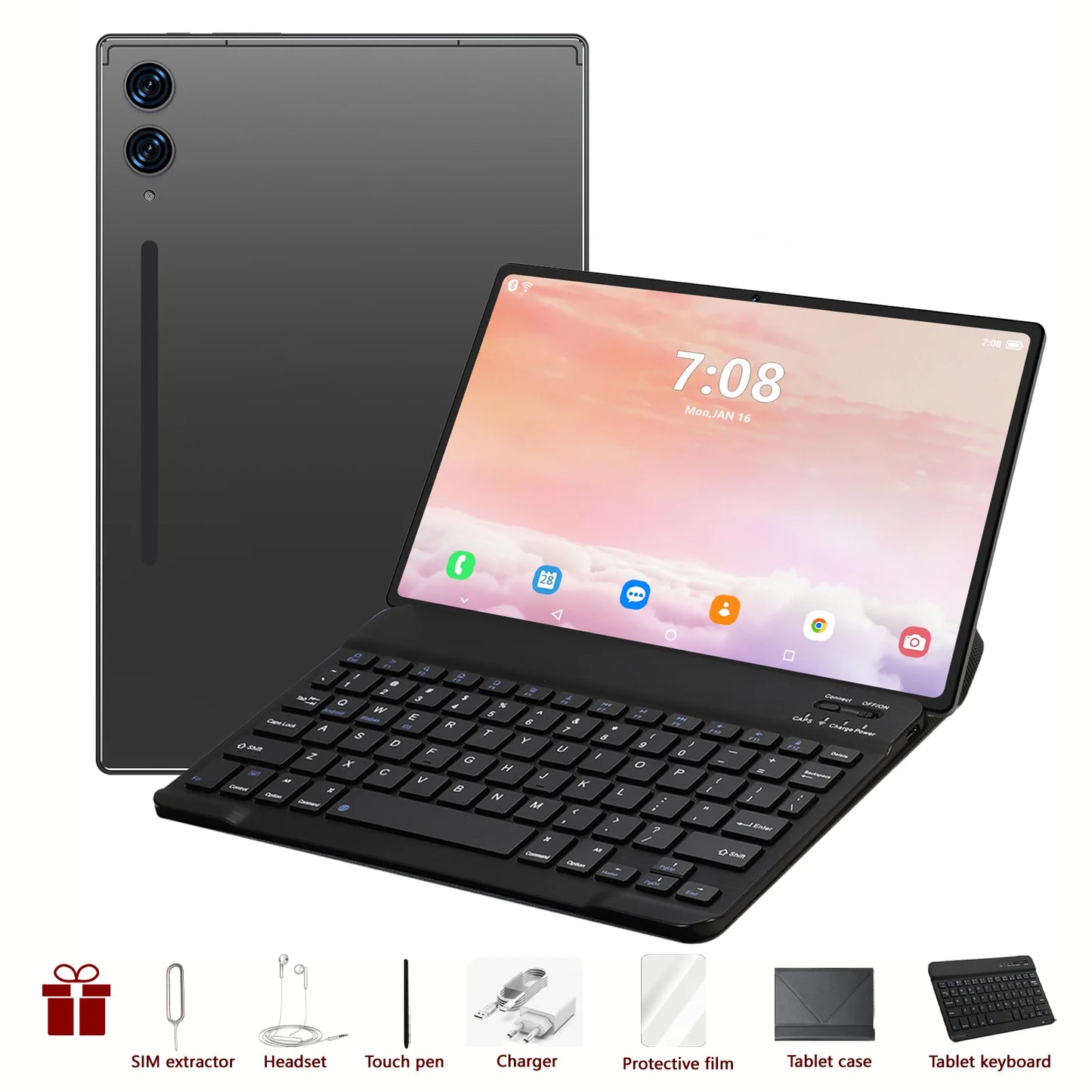2025 Pad 9 Pro Tablet Android 15 22GB+2T Tablette Snapdragon888 Tablet PC 10000mAh Original Global Version 5G Dual SIM Card WiFi