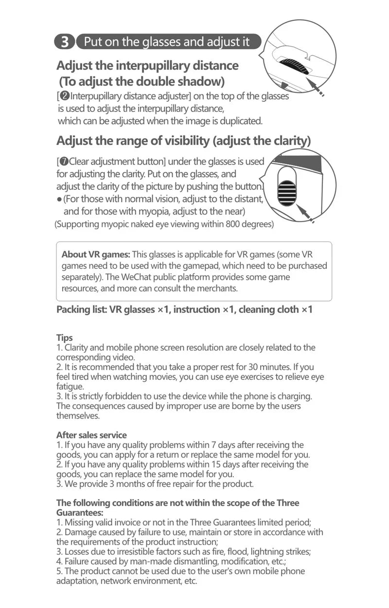 VRG Pro VR Glasses Virtual Reality Headset Devices Viar 3D Helmet Goggles Lenses Smart For Smartphone Cell Phone For 5-7' Mobile