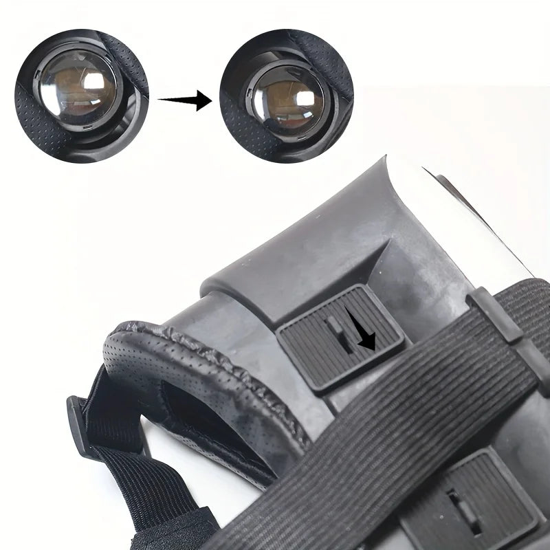 VR BOX 3D Virtual Reality Headset - Adjustable Strap, Smartphone Compatible, No Battery Needed, Adjustable Headgear