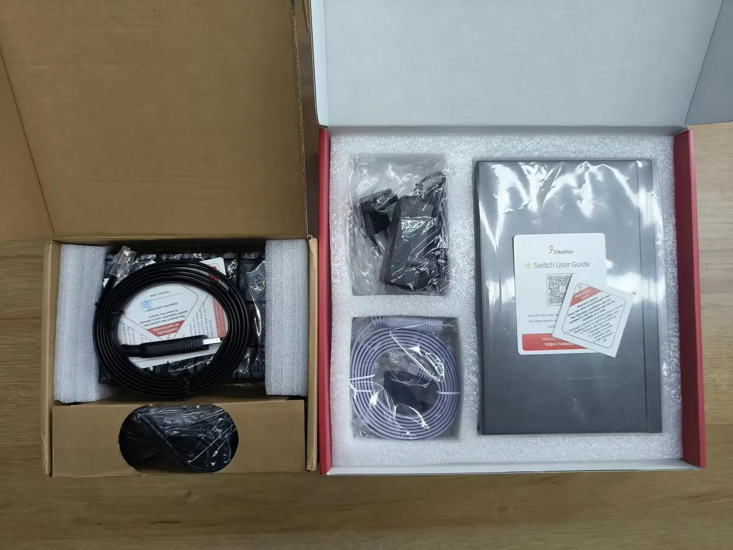 XikeStor 8 Ports 10G SFP+ L3 Managed Support DHCP/VLAN/Port Aggregation/Link Aggregation WEB/CLI Fan Heat Dissipation One-click