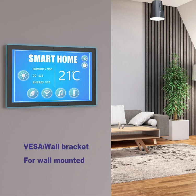 16“ 1920*1200 Android PoE Industry Tablet wall mounted-touch screen monitor 2 in 1, wifi, RJ45,Typc-C, HDMI in, RK3399, 4GB+32GB