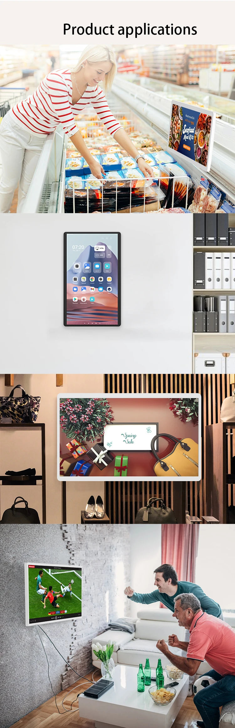 16“ 1920*1200 Android PoE Industry Tablet wall mounted-touch screen monitor 2 in 1, wifi, RJ45,Typc-C, HDMI in, RK3399, 4GB+32GB