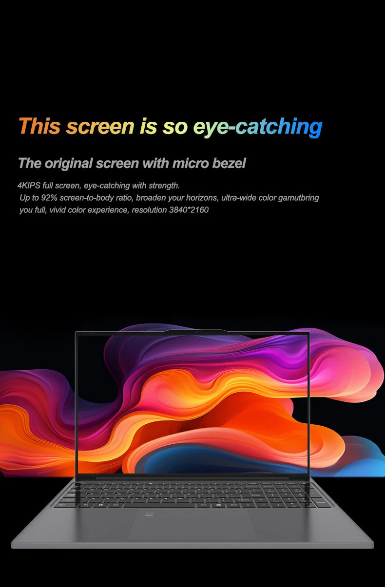 2025 New Intel Core i7-6500U 15.6 "Laptop  32GB RAM 2048GB SSD ROM 5000mAh Windows 11 Pro Gaming Laptop Office Study PC