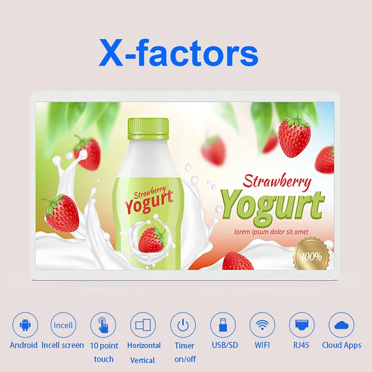 16“ 1920*1200 Android PoE Industry Tablet wall mounted-touch screen monitor 2 in 1, wifi, RJ45,Typc-C, HDMI in, RK3399, 4GB+32GB