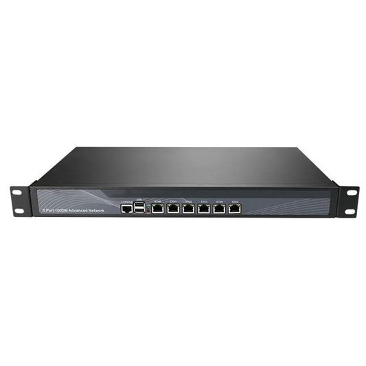 1U Rackmount Intel N5105 J4125 Quad Core PC Firewall Server With 6 Intel I225 I226 NICs Soft Router for pfSense OPNsense AES-NI