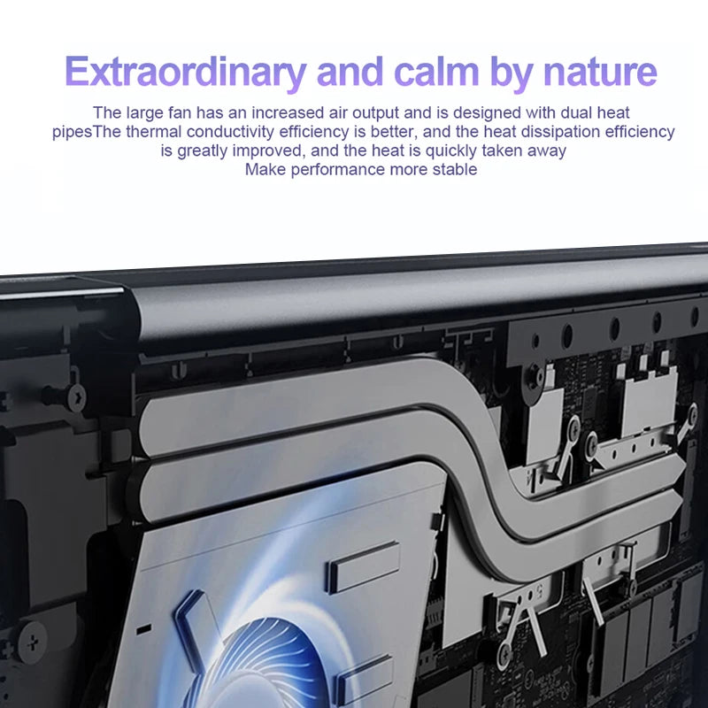 Original Laptop 15.6" 16GB RAM 2TB SSD Intel N3700 Gaming PC 1920*1080 Display Office Study Computer PC Windows 11 Pro