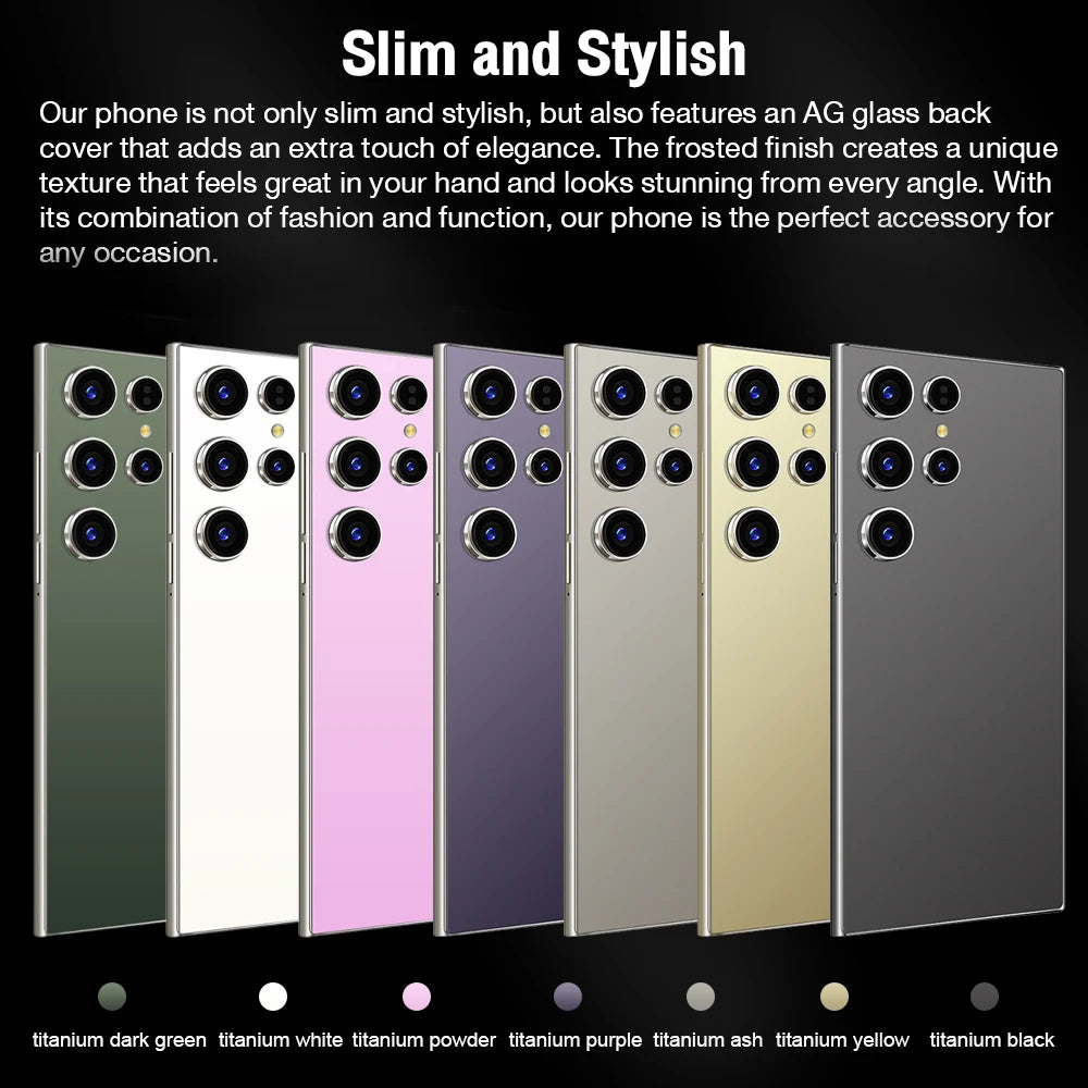 2026 HOT S26 Ultra NEW 7.3HD Global Edition Original Smart Dual Card 7800mAh Battery Facial Recognition Function