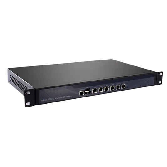 1U Rackmount Intel N5105 J4125 Quad Core PC Firewall Server With 6 Intel I225 I226 NICs Soft Router for pfSense OPNsense AES-NI