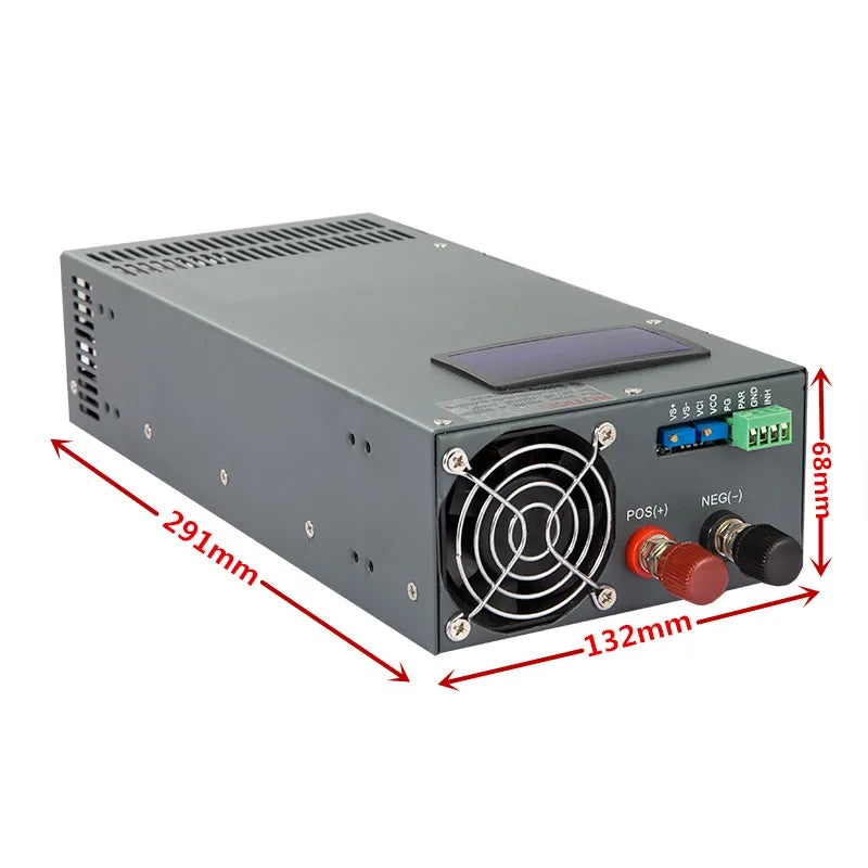 2000W DC Switching Power Supply Display Voltage Adjustable 0-12V15V 24V 36V 48V 60V 72V 80V 90V 100V 110V 220v 300v AC DC  SMPS