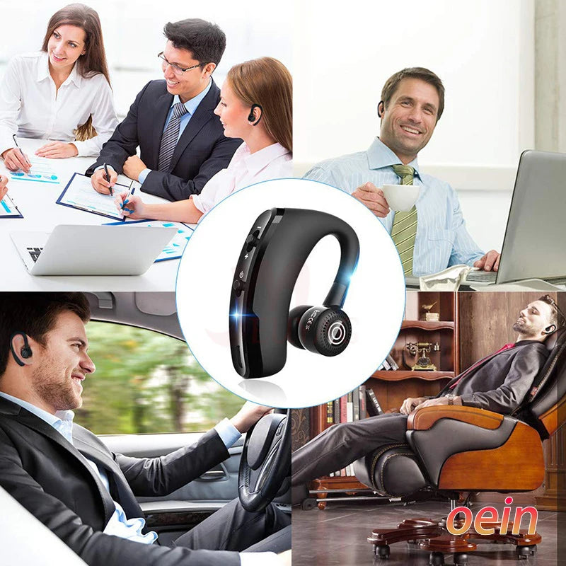 Single digital display wireless bluetooth headset general business noise reduction 5.0 bluetooth headset with microphone headset