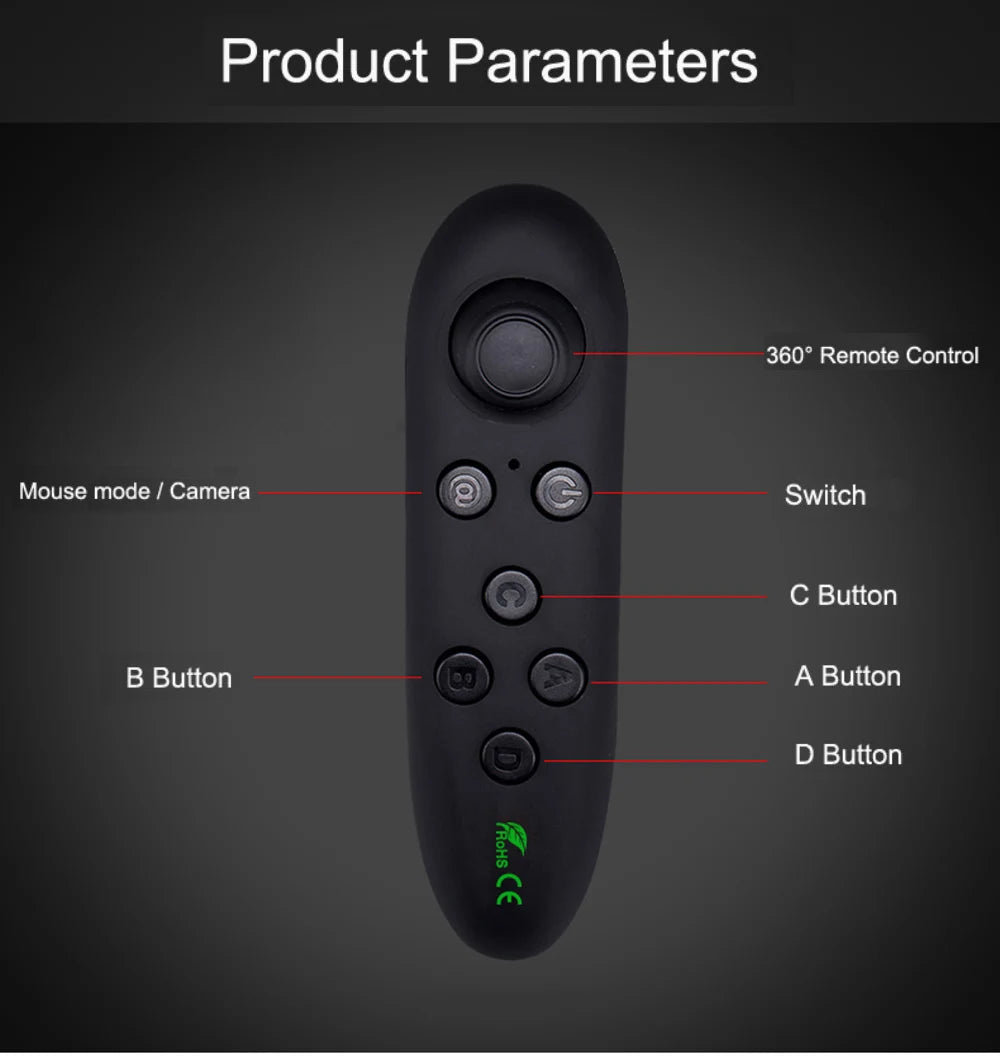 Gafas  3D vitualles, Shinecon Casque Viar 3D, auriculares de realidad virtual, lentes para teléfono inteligente, binoculares para videojuegos