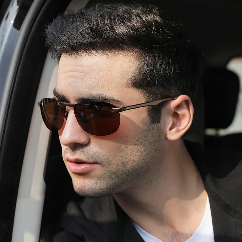 Designer Aluminum Sunglasses Men Polarized Fashion metal high quality Sun Glasses Fishing Driving Goggles Shades For Men/Women