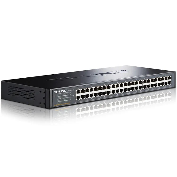 Plug&Play, 48 Ports Desktop Fast 100Mbps Switch Ethernet Network Switch LAN Hub Full or Half duplex Exchange Tp-Link Switch