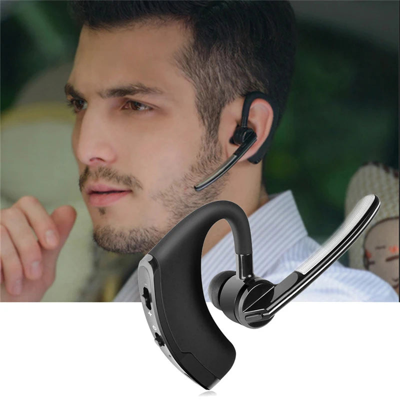 Single digital display wireless bluetooth headset general business noise reduction 5.0 bluetooth headset with microphone headset
