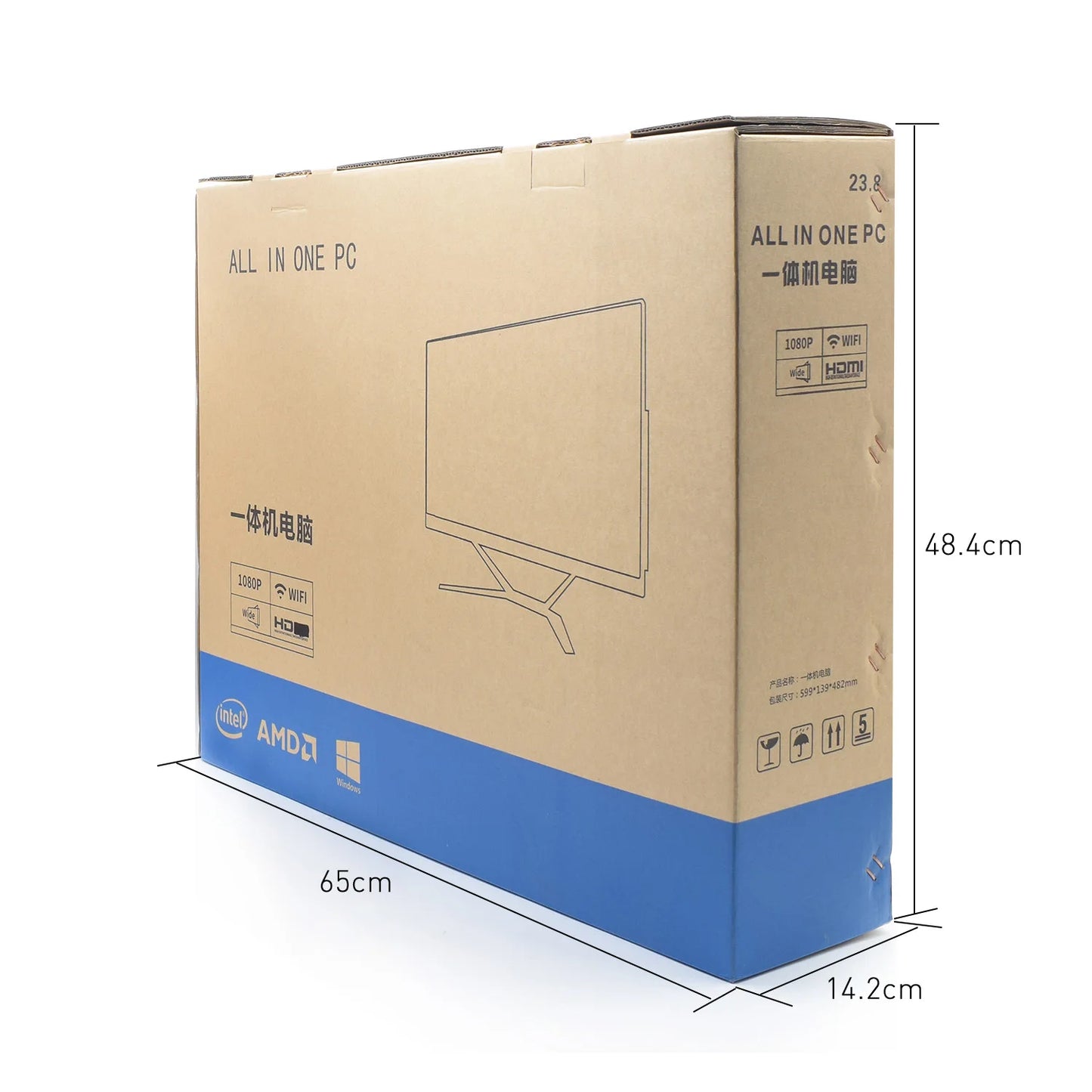 22 inch Office Win10 system All in one PC CPU I3 I5 I7 I9 DDR3 DDR4 RAM touchscreen all in one SSD HDD AIO desktop computer game