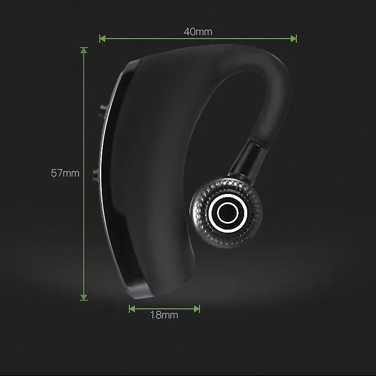 Single digital display wireless bluetooth headset general business noise reduction 5.0 bluetooth headset with microphone headset