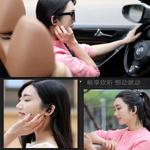 Single digital display wireless bluetooth headset general business noise reduction 5.0 bluetooth headset with microphone headset