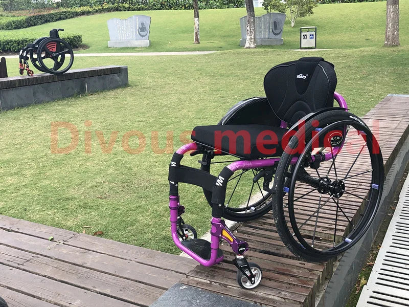 24 inch wheel lightweight  outdoor active sports manual wheelchair for Handicapped Active wheelchair