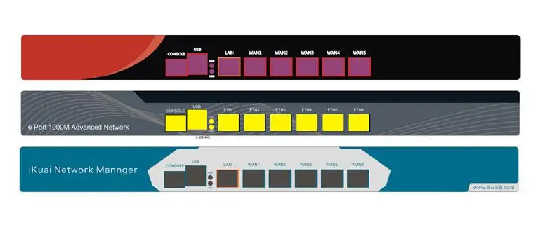 Firewall Hardware VPN Firewall Appliance 6 x LAN 4 x 10G SFP Intel C3758 C3958 1U Server OPNsense C3808 Mini PC VGA Windows11