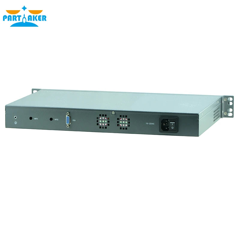 Partaker F4 Intel Celeron 3855U pfsense firewall cheap mini server computer with 6 intel 1000M LAN Port