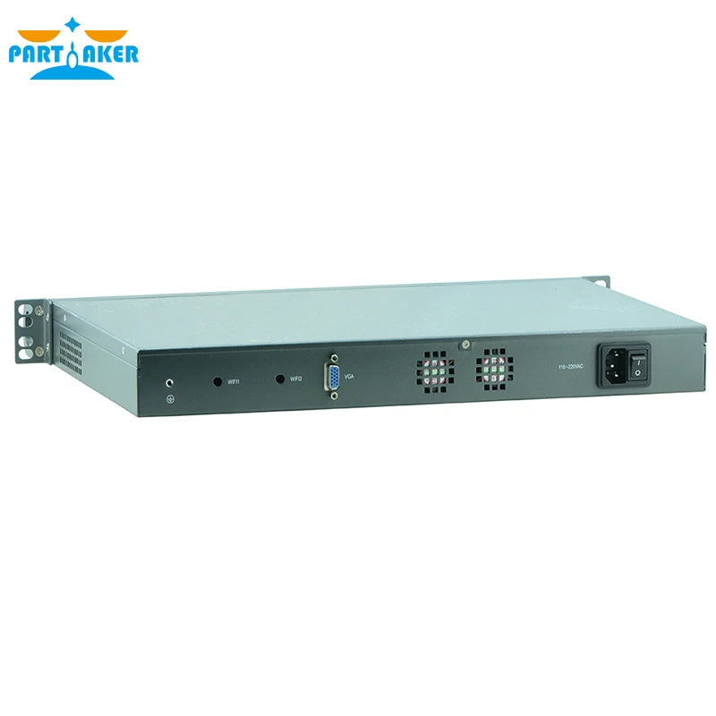 Partaker F4 Intel Celeron 3855U pfsense firewall cheap mini server computer with 6 intel 1000M LAN Port