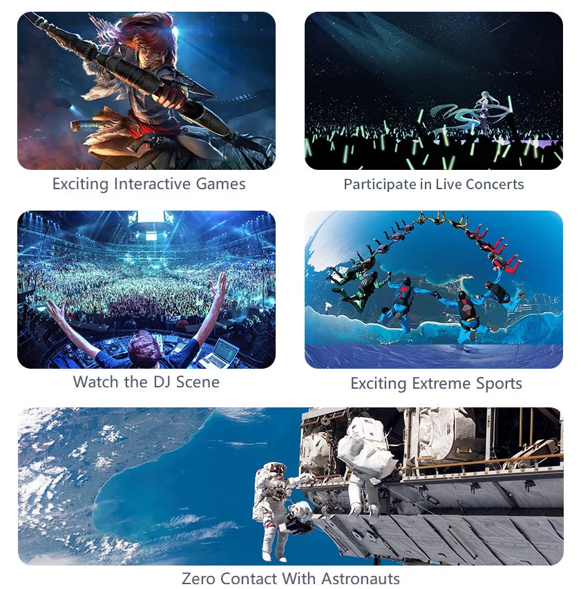 Gafas  3D vitualles, Shinecon Casque Viar 3D, auriculares de realidad virtual, lentes para teléfono inteligente, binoculares para videojuegos