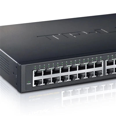 Plug&Play 48 Ports Desktop Gigabit 1000Mbps Switch Ethernet Network Switch LAN Hub Full or Half duplex Exchange RJ45 Data Switch