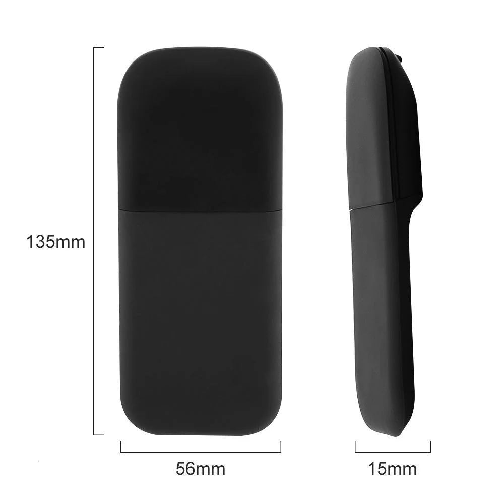 Bluetooth 4.0 Wireless Silent Arc Touch Mouse With Bag Foldable Ultra Thin Gaming Mouse For Microsoft Laptop