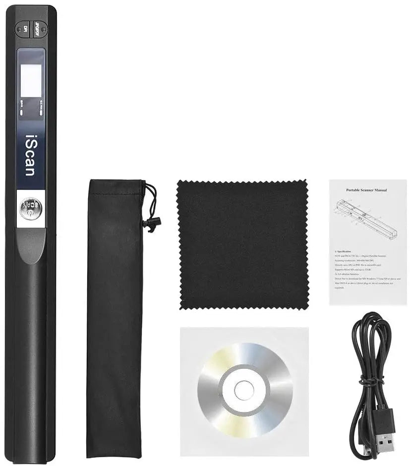 iScan Portable Handheld Scanner A4 Document Wireless Scanner for Home Business Photo Picture Receipts Scan Support JPG/PDF Keep