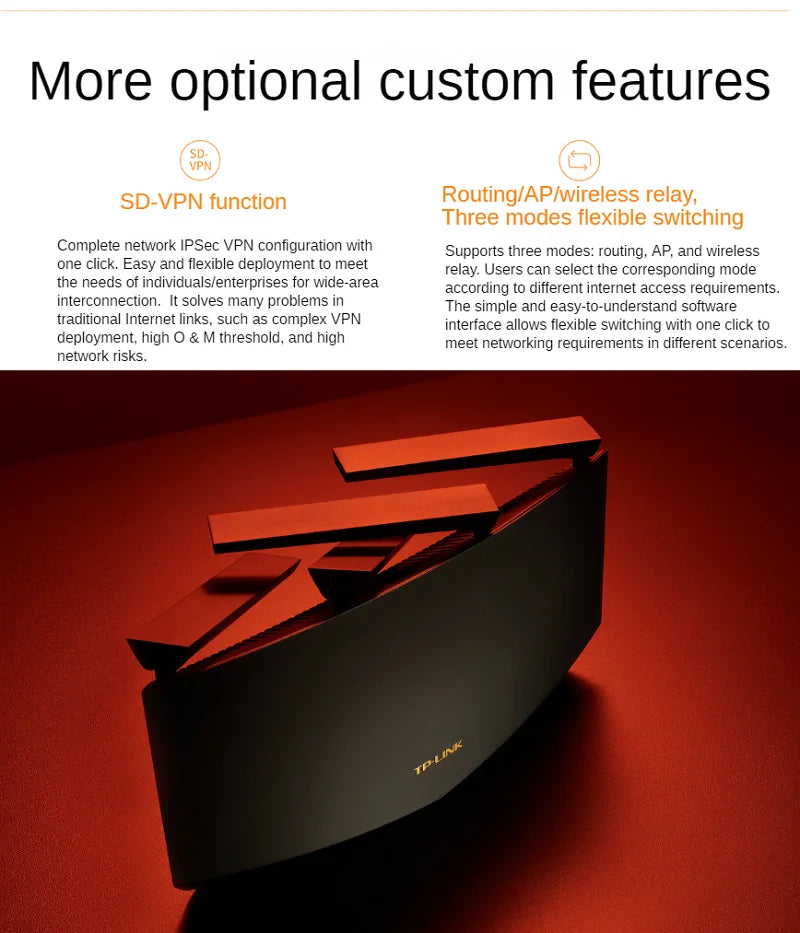 4*2.5Gbps RJ45, IEEE 802.11be WiFi-7 Router BE6500 WiFi7 Wireless Mesh Router Dual-frequency Wireless Router 2.4G 689M, 5G 5765M