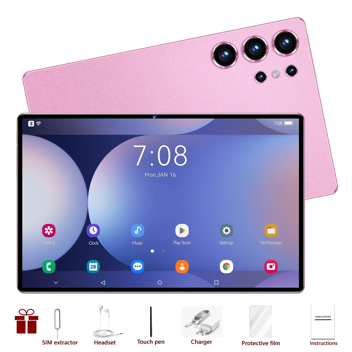 2025 Original S25 UItra Tablet Android 15 Tablette 10.1inch Tablet PC 22GB+2T 5G Dual SIM Card 10000mAh Snapdragon 8 Gen3 Tab