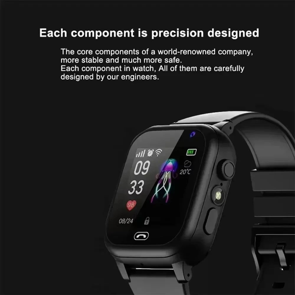 Xiaomi MIJIA Kids 4G Smart Watch Sim Card Call SOS GPS Location Child SmartWatch Camera Waterproof Watch For Boys Girls Present