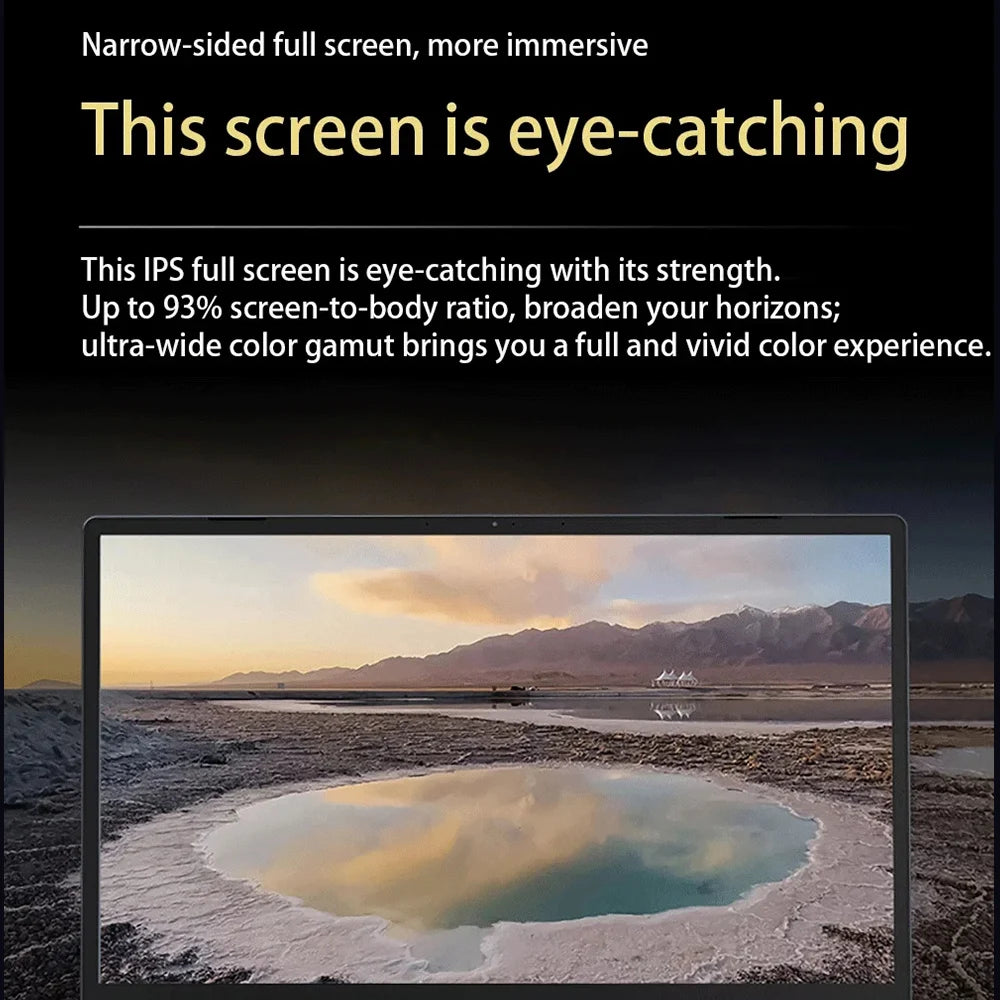 NEW S3 Computer 15.6 Inch Intel Core i9-12900H/i7-8750H Por Laptop 2*DDR4 2*M.2 64GB 2TB SSD  Windows 11 Fingerprint Unlock 60Hz