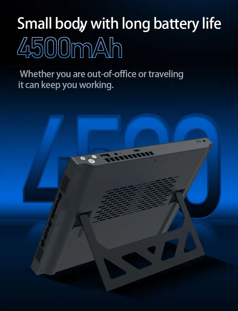 CRELANDER Laptop Intel N95 CPU 4 Cores 4 Threads 10.5 "TDP Touch Screen Detachable Gamepad Portable Handheld Gaming PC Laptops