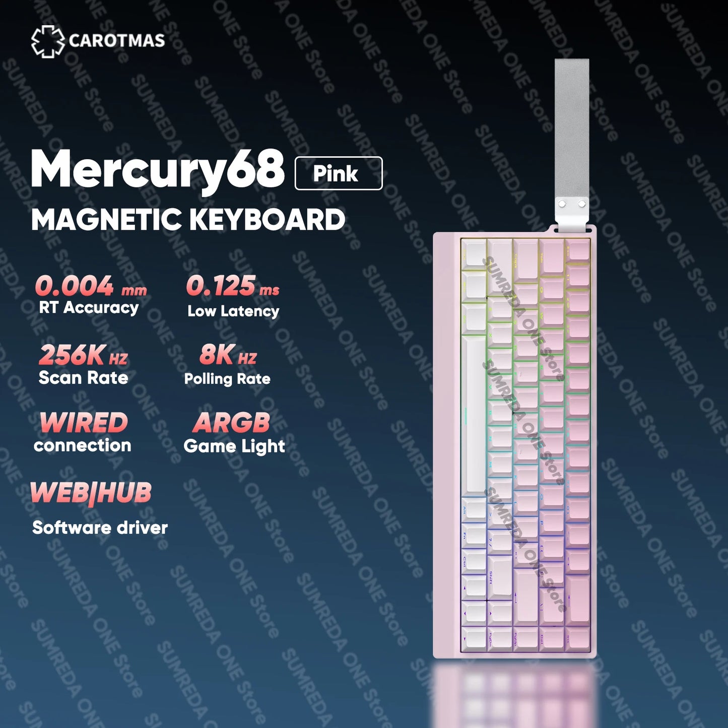 IROK Carotmas Mercury68 Max mars68 pro Mercury 68 Gaming Magnetic Mechanical Keyboard Rapid Trigge 0.001 8K Wired Gamer Keyboard