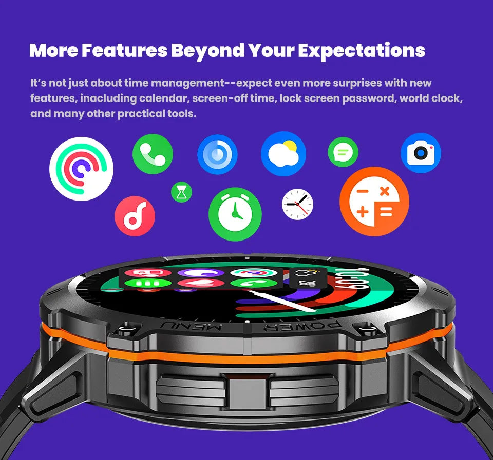 Xiaomi 2026 battery AMOLED screen Outdoor sports smartwatch men's watch compass 10ATM waterproof Bluetooth call smartwatch