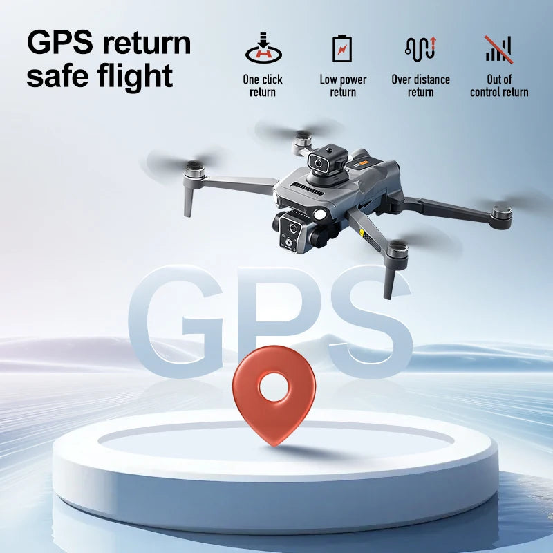 2025 K19 MAX GPS Drone Fishing Air Drop Automatic Turnaround 5G Screen Obstacle Avoidance Drone Professional Camera FPV Dron