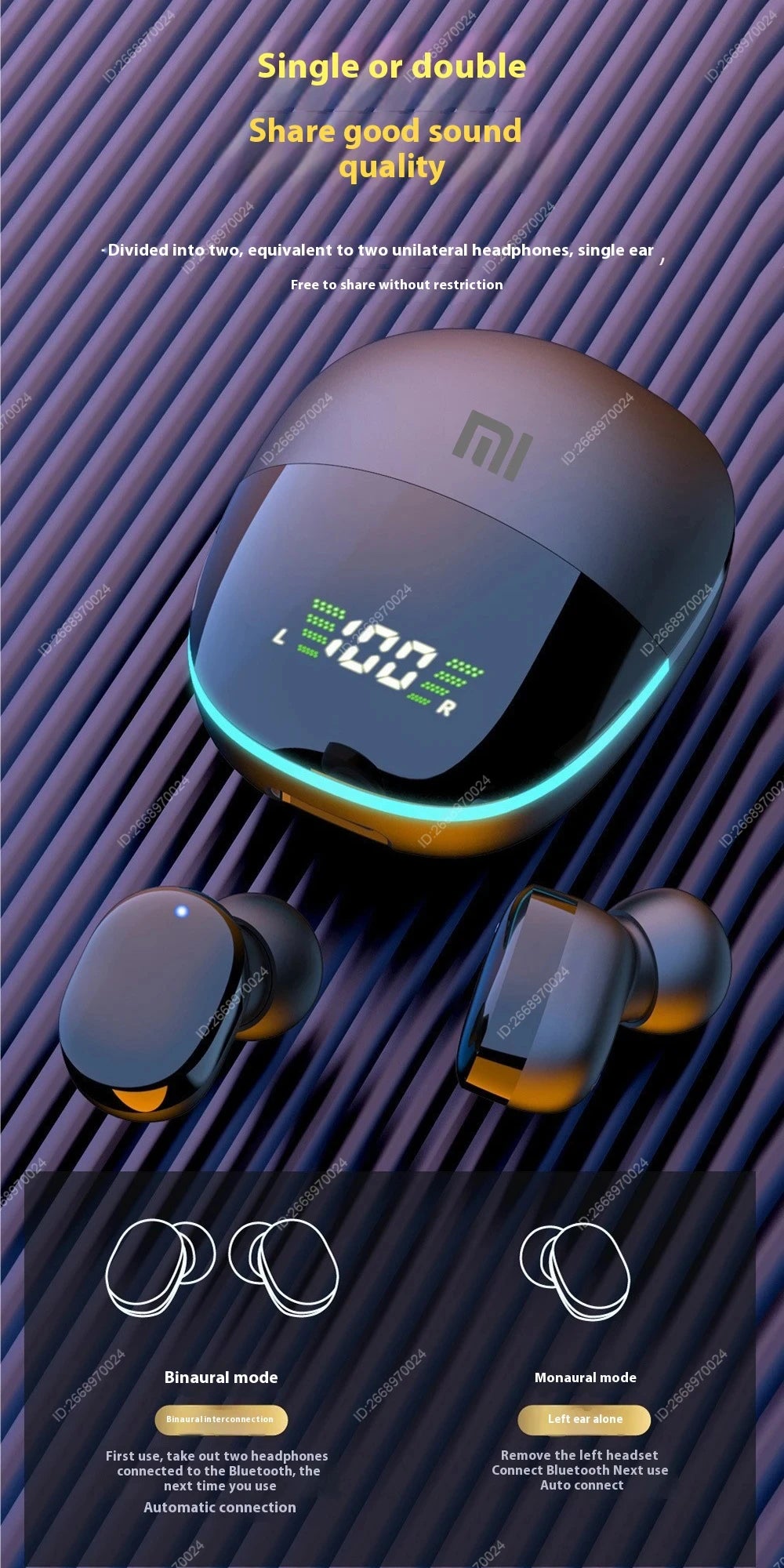 Xiaomi G9S TWS Bluetooth Earphones Sport Headphones Touch Control HiFi Stereo Sound Waterproof In-Ear Game Headset With Mic