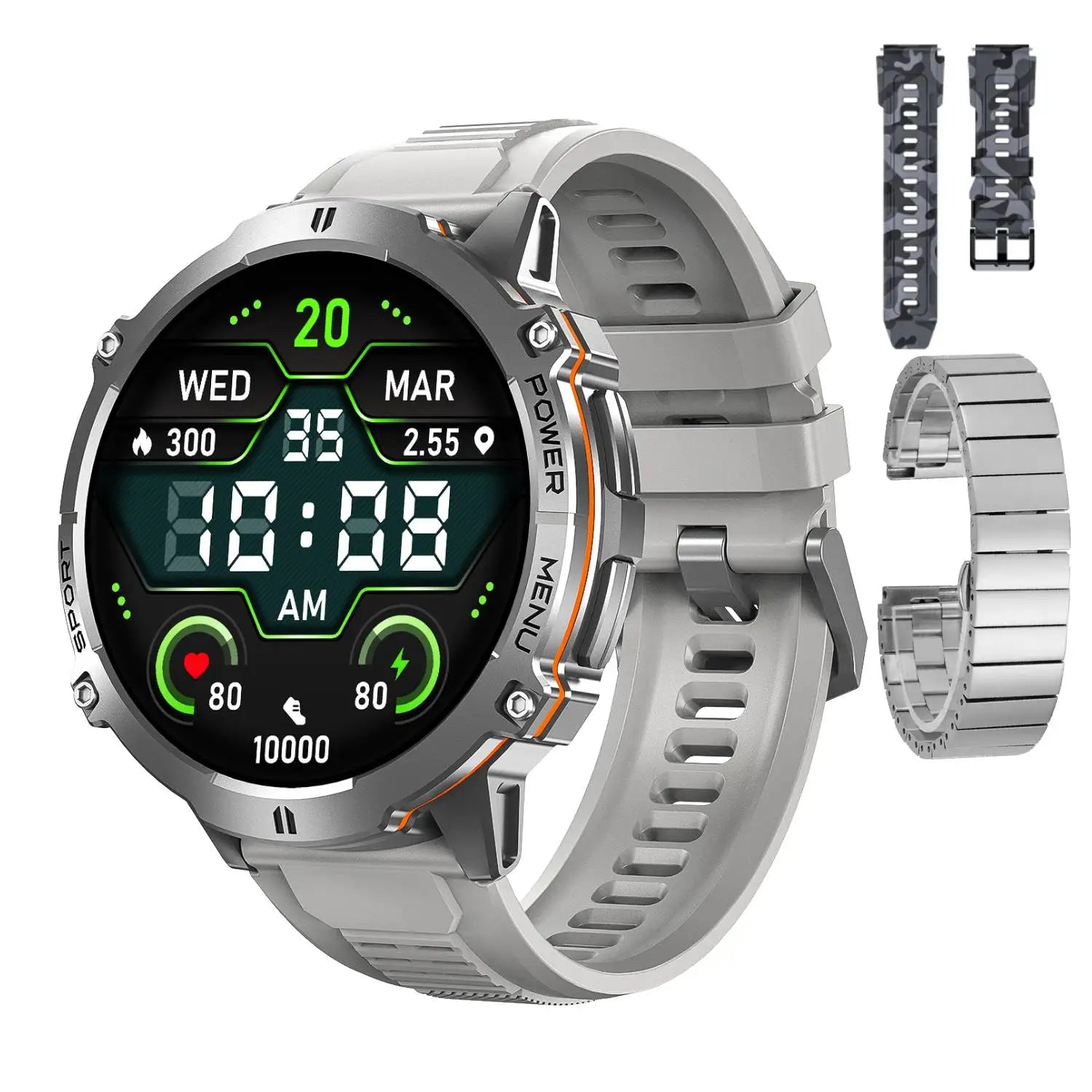 Leadoys X3 Smartwatch Outdoor Sports Swimming Watch 10m Waterproof GPS on Dafit APP 200+ Watch Face Reloj Hombre 100Days Standby