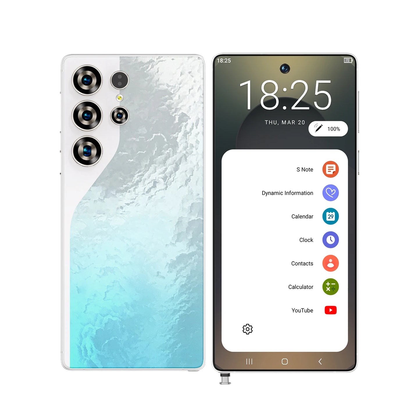 2025 Original Pad S27 ultra Tablet PC 7.3 inch HD 4K Android 15 22GB+2TB 8000mAh Battery 4G 5G Dual Sim Card WiFi GPS Google Tab