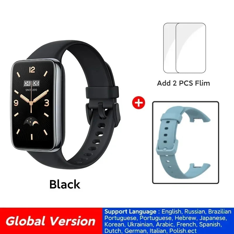 Global Version Xiaomi Smart Band 7 Pro 1.64 "AMOLED Screen Blood Oxygen Monitoring GPS Sports Tracking Watch