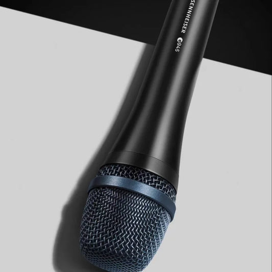 Original Sennheiser e 945 Professional Dynamic Super-Cardioid Handheld Vocal Microphone for Karaoke Bar Stage Live Performance