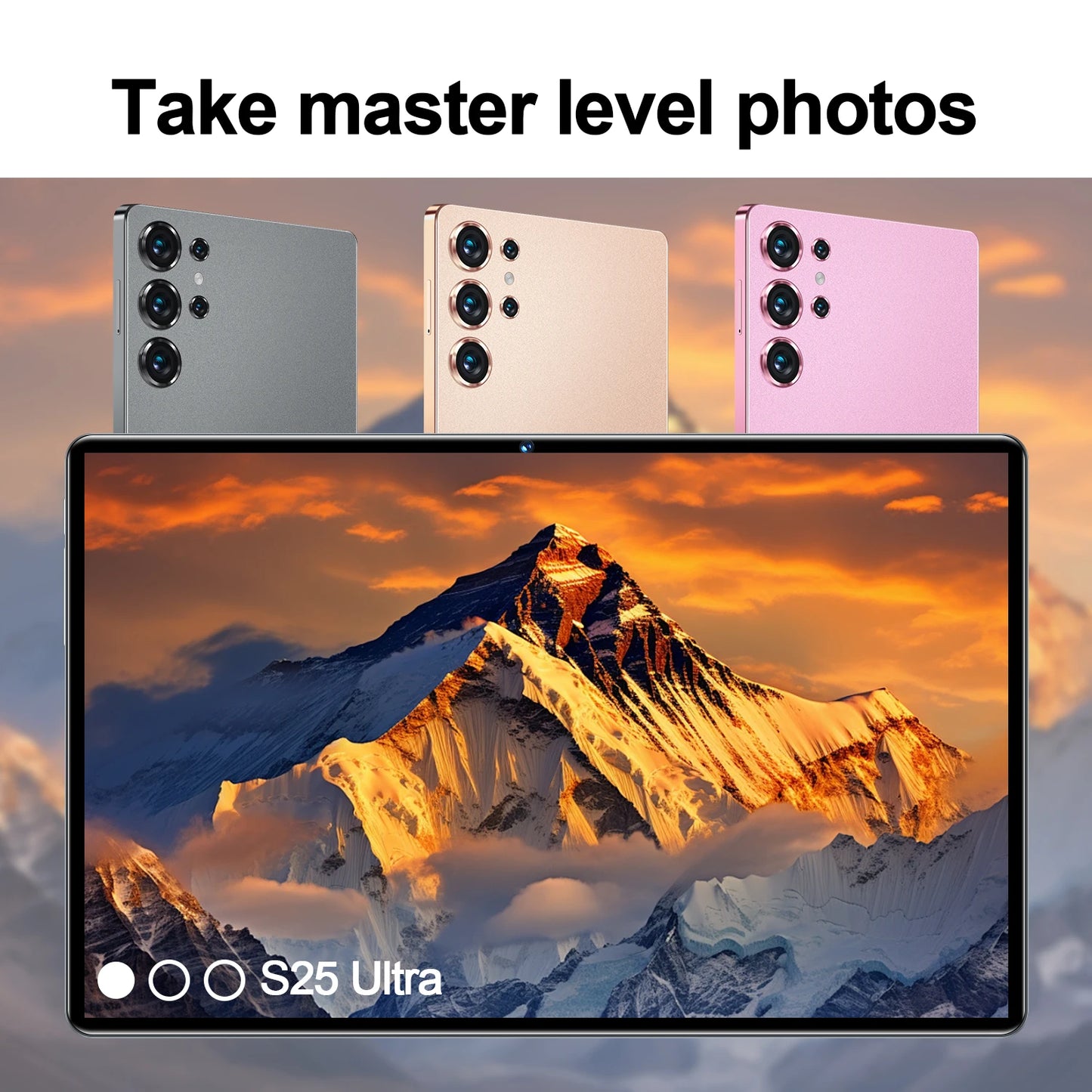 2025 S25 UItra Tablet 22GB+2T Tablet PC Android 15 Snapdragon 8 Gen3 Tablette Original Global Version 5G Dual SIM Card WiFi