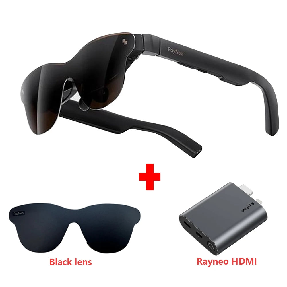 Rayneo Air3s Pro AR Smart Glasses 1200nits 135inches HD Screen 3840 Hz PWM 3D Glasses For Xbox PS5 Switch