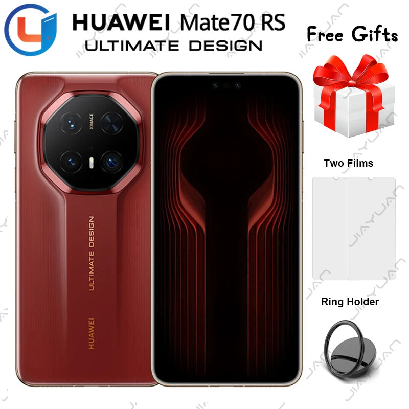 Original Huawei Mate 70 RS Ultimate Design 5G Mobile Phone 6.9" Kunlun Glass Screen HarmonyOS 4.3 Kirin 9020 NFC Smartphone