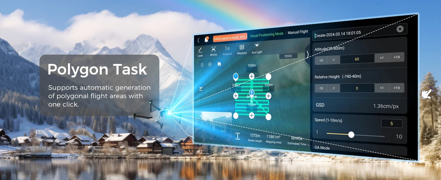 Autel Robotics EVO Lite 6K Enterprise Professional Drone 6K Camera UAV 40 Minutes Flight Time 12km Long Range Drone Basic Combo