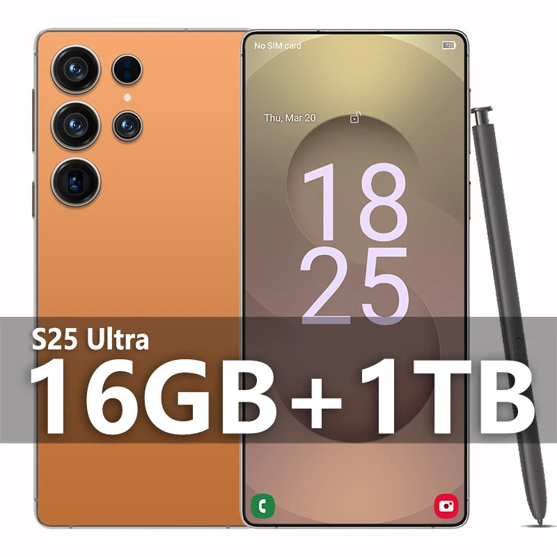 2025 Original S25 ultra Pad Tablet PC 7.3 inch HD 4K Android 13 22GB+2TB 8000mAh Battery 4G 5G Dual Sim Card GPS Google Tab